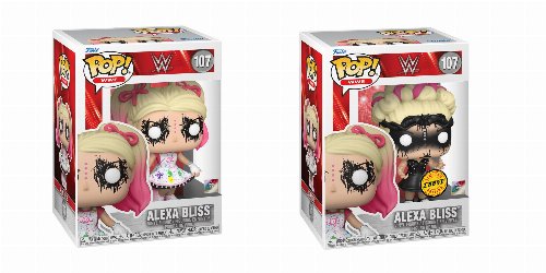 Figure Funko POP! Bundle of 2: WWE - Alexa Bliss #107 & Chase