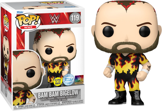 Funko POP! Sports: WWE - Bam Bam Bigelow - GITD - Exclusive - 119