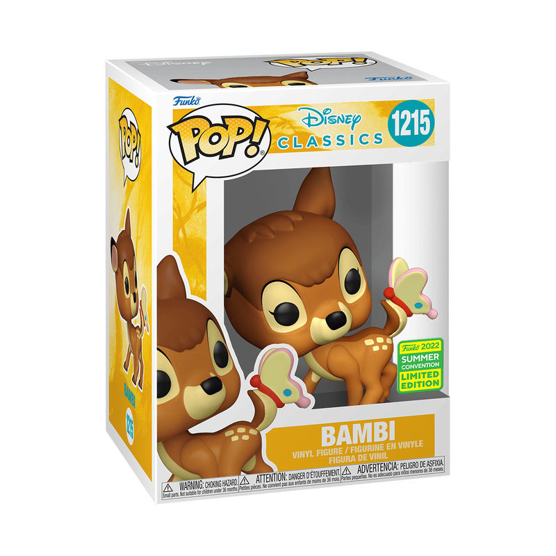 Funko POP! Disney Classics Bambi #1215 2022 Summer Convention Limited Edition