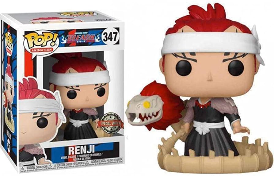 Funko Pop! Animation Bleach - Renji - 347 *CAIXA COM POUCO DANO*