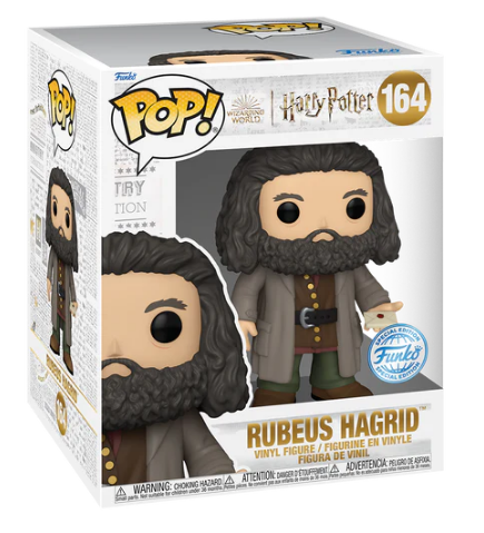 *PRÉ RESERVA* Funko Pop! Harry Potter - Hagrid with Letter Super Sized 6" #164