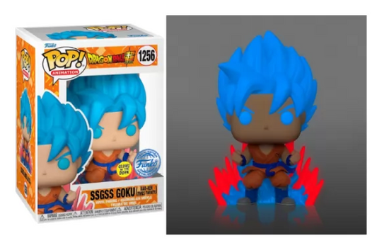 Funko POP! Dragon Ball Super - SSGSS Goku (Kaio-Ken Times Twenty) - 1256