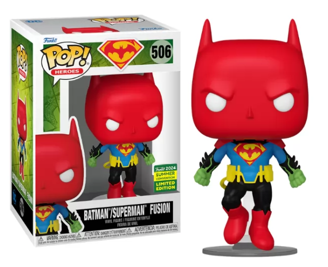 *PRÉ RESERVA* Funko POP! DC Heroes - Batman / Superman Fusion (2024 Summer Convention Limited Edition) #506