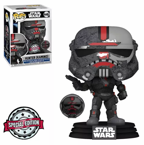 *PRÉ RESERVA* Funko POP! Star Wars - Hunter Kamino with Pin Special Edition - 446