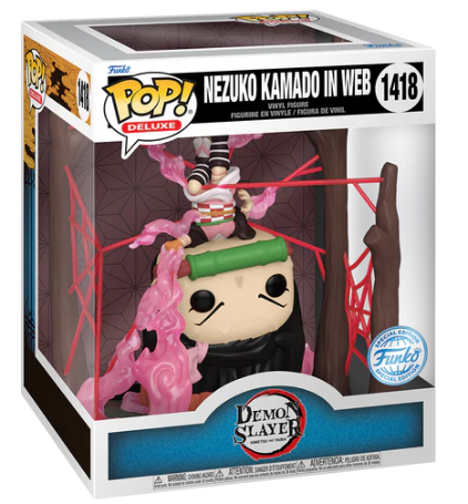 *PRÉ RESERVA* Funko POP! Deluxe Demon Slayer Nezuko Kamado in Web Special Edition GITD #1418