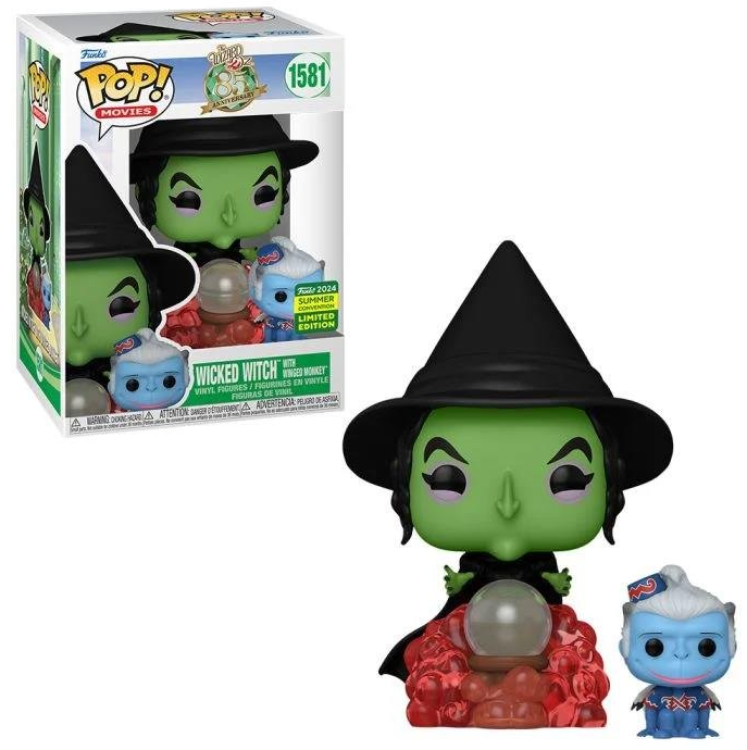 *PRÉ RESERVA* Funko POP! The Wizard of Oz - Wicked Witch with winged Monkey (2024 Summer Convention Limited Edition) #1581