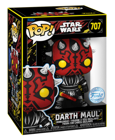 *PRÉ RESERVA* Funko POP! Star Wars Retro Darth Maul Special Edition #707