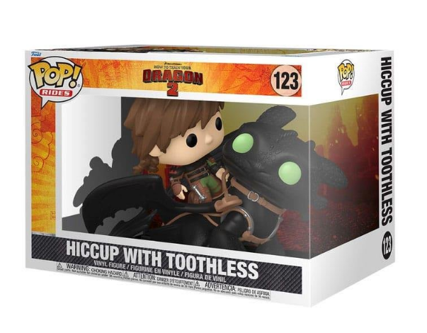 *PRÉ RESERVA* Funko POP! Deluxe: How to Train your Dragon 2 - Hiccup with Toothless #123