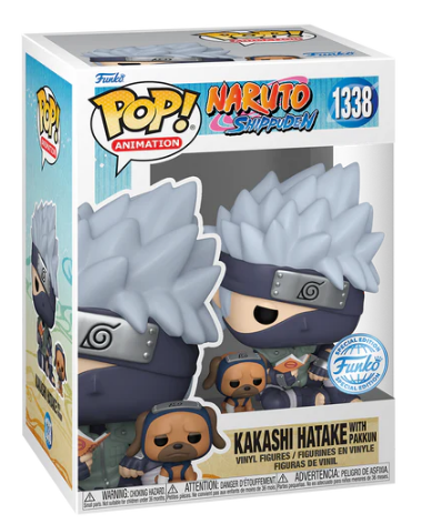*PRÉ RESERVA* Funko POP! Naruto Shippuden Kakashi Hatake with Pakkun Special Edition #1338