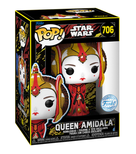 *PRÉ RESERVA* Funko Pop! Star Wars Episode I - The Phantom Menace - Queen Amidala 25th Anniversary Retro Series #706