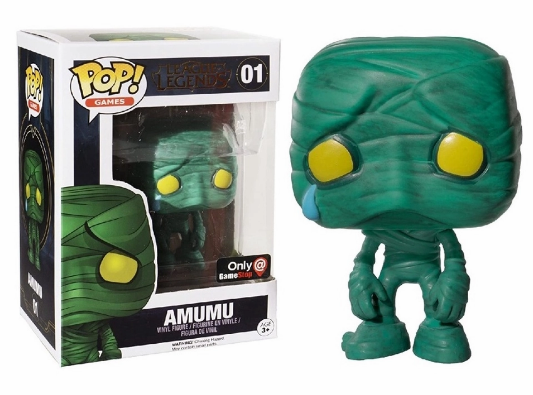 Funko Pop! Games League Legends - Amumu - Game Stop Exclusive - 01 *PEQUENO DANO NA CAIXA*