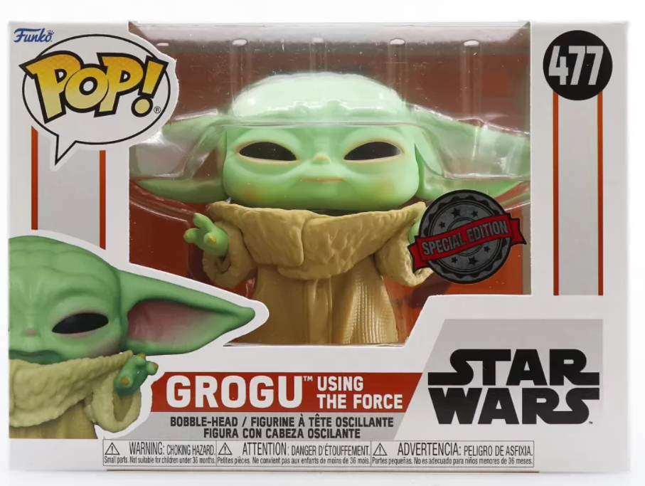 *PRÉ RESERVA* Funko POP! Star Wars - Grogu Using The Force Special Edition - 477