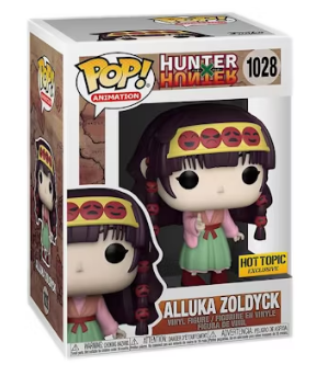 Funko Pop! Animation Hunter x Hunter Alluka Zoldyck Hot Topic Exclusive Figure #1028 *CAIXA COM DANO*
