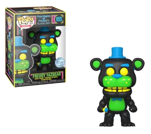 Funko Pop Games - Five Nights at Freddy's - Freddy Fazbear Blacklight Exclusive - 955