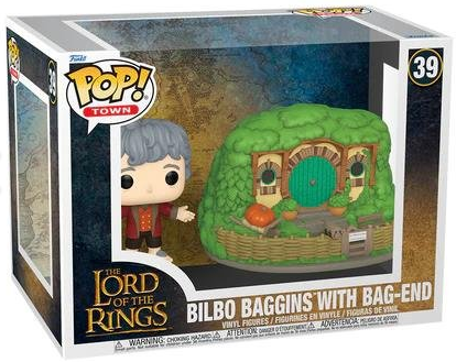 *PRÉ RESERVA* Funko POP! Town: The Lord of the Rings - Bilbo Baggins with Bag-End #39