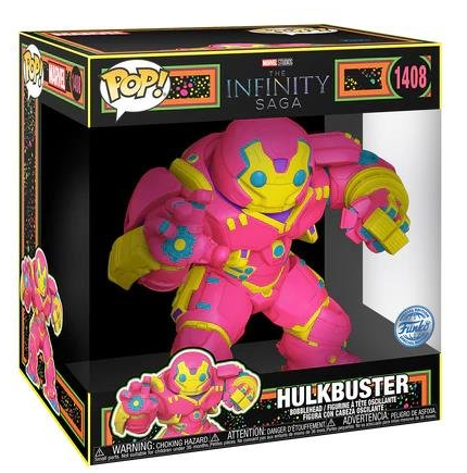 *PRÉ RESERVA* Funko POP! Marvel: Infinity Saga - Hulkbuster (Black Light) #1408 Jumbosized