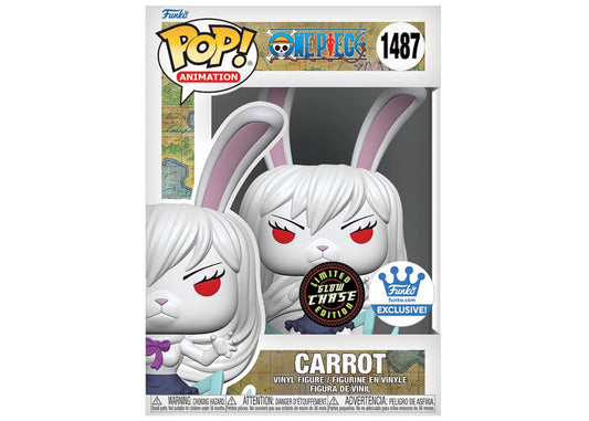 Funko POP One Piece Carrot Funko Exclusive (Glow Chase) Figure #1487