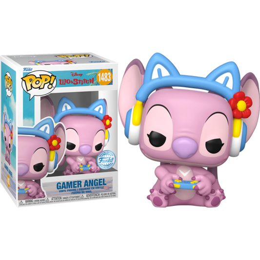 *PRÉ RESERVA* Funko POP! Disney: Lilo & Stitch - Gamer Angel - Exclusive - 1483