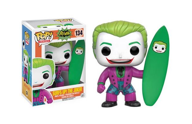 Funko Pop! DC Comics Batman Classic TV Series - Surf's Up! The Joker - 134 *Pequeno toque na caixa*