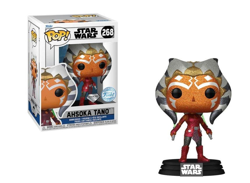 *PRÉ RESERVA* Funko POP! Star Wars: The Clone Wars - Ahsoka Tano - Diamond Collection - Exclusive - 268