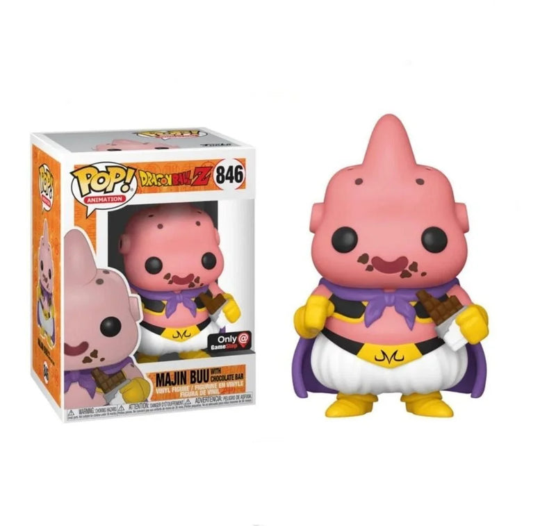 Funko POP! Animation: Dragon Ball Z - Majin Buu With Chocolate Bar (GameStop Exclusive) - 846