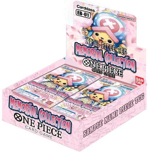 *PRE-ORDER* One Piece Card Game - EB-01 Memorial Collection Booster Box (24 packs)