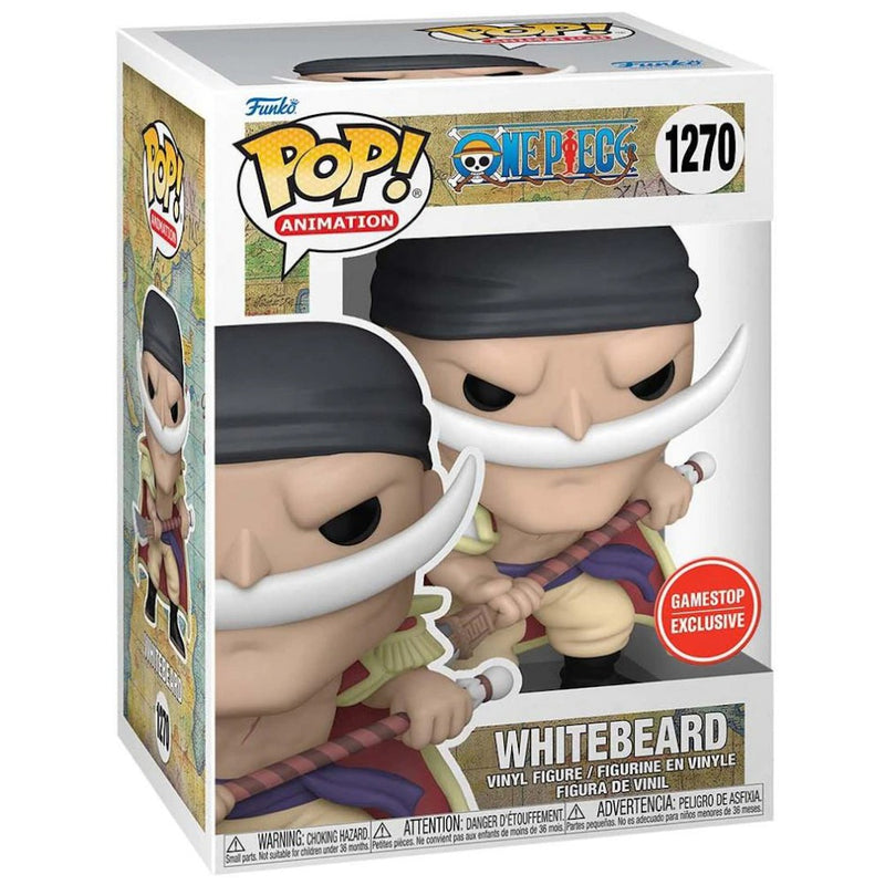 Funko POP! One Piece - Whitebeard - GameStop Sticker Exclusive - 1270