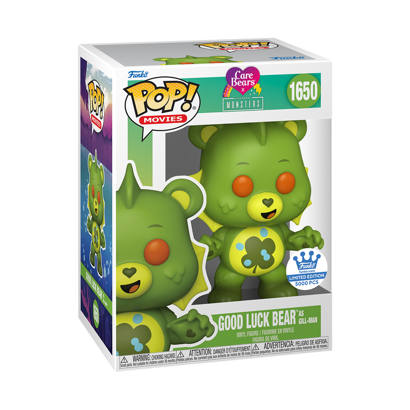 Funko POP! Movies Care Bears X Universal Monsters Good Luck Bear as Gill-Man - 1650 - 5000pcs