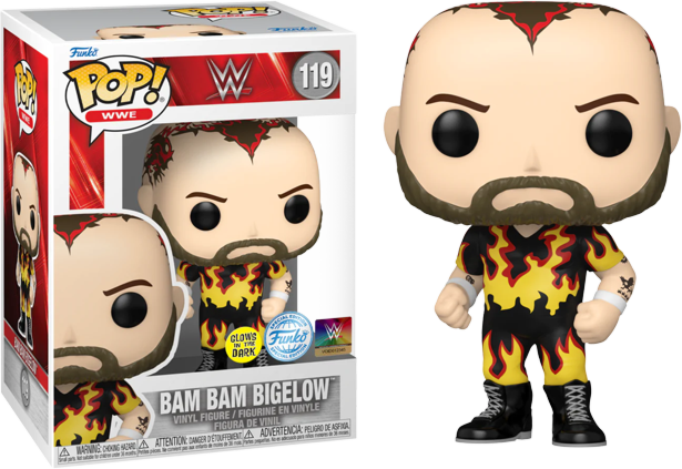 Funko POP! Sports: WWE - Bam Bam Bigelow - GITD - Exclusive - 119