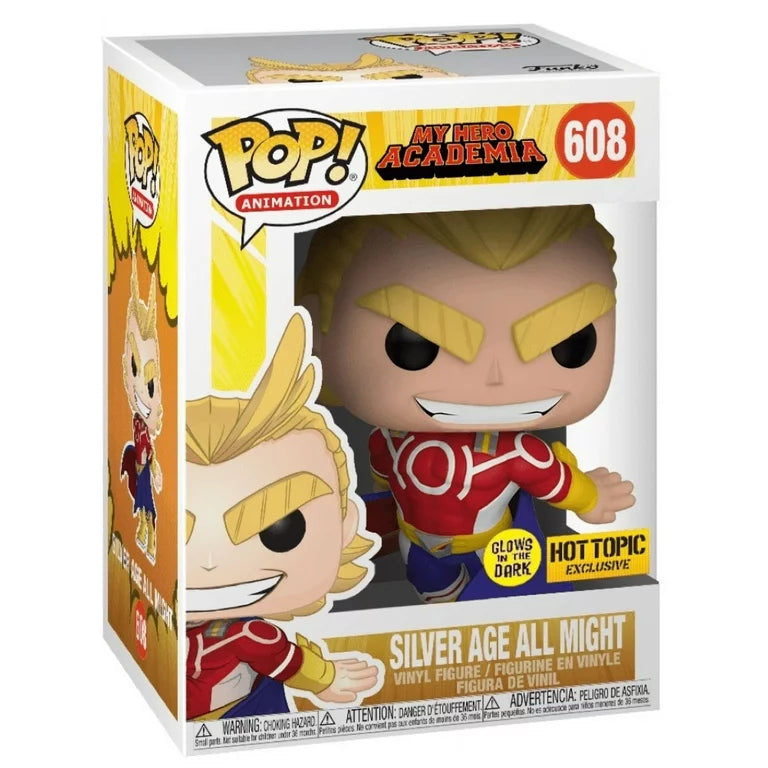 Funko POP! My Hero Academia -Silver Age All Might  - GITD - Exclusive - 608