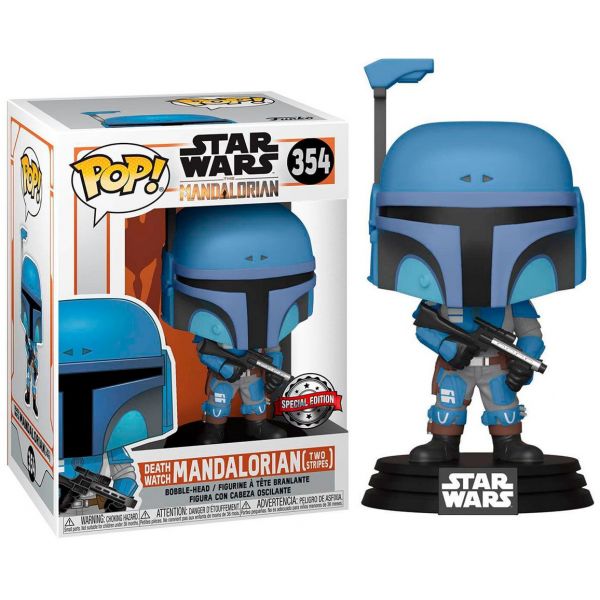 *PRÉ RESERVA* Funko POP! Star Wars - The Mandalorian - Death Watch Mandalorian (Two Stripes) Special Edition - 354