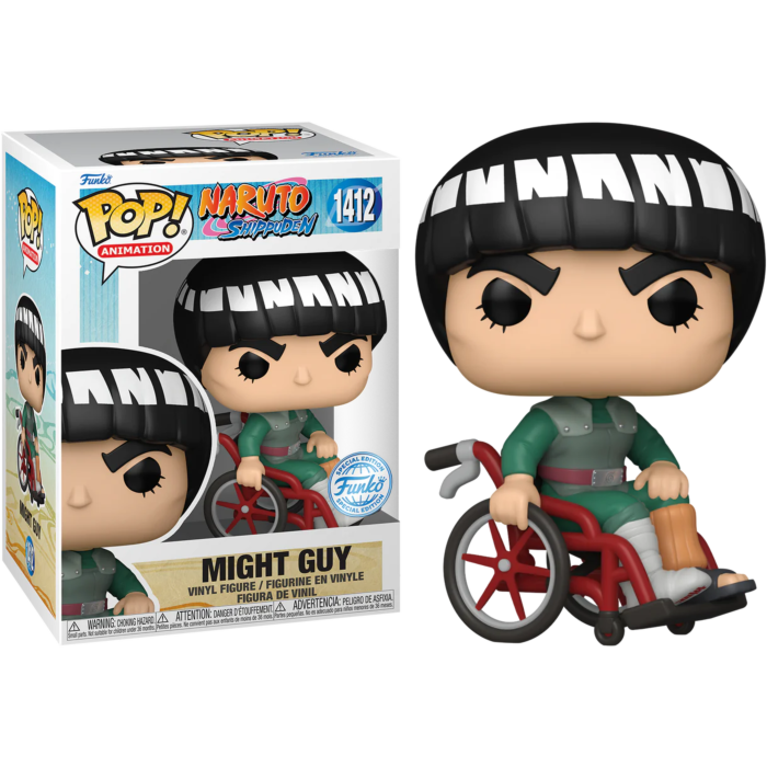 Funko POP! Animation: Naruto Shippuden - Might Guy in Wheelchair - Exclusive - 1412