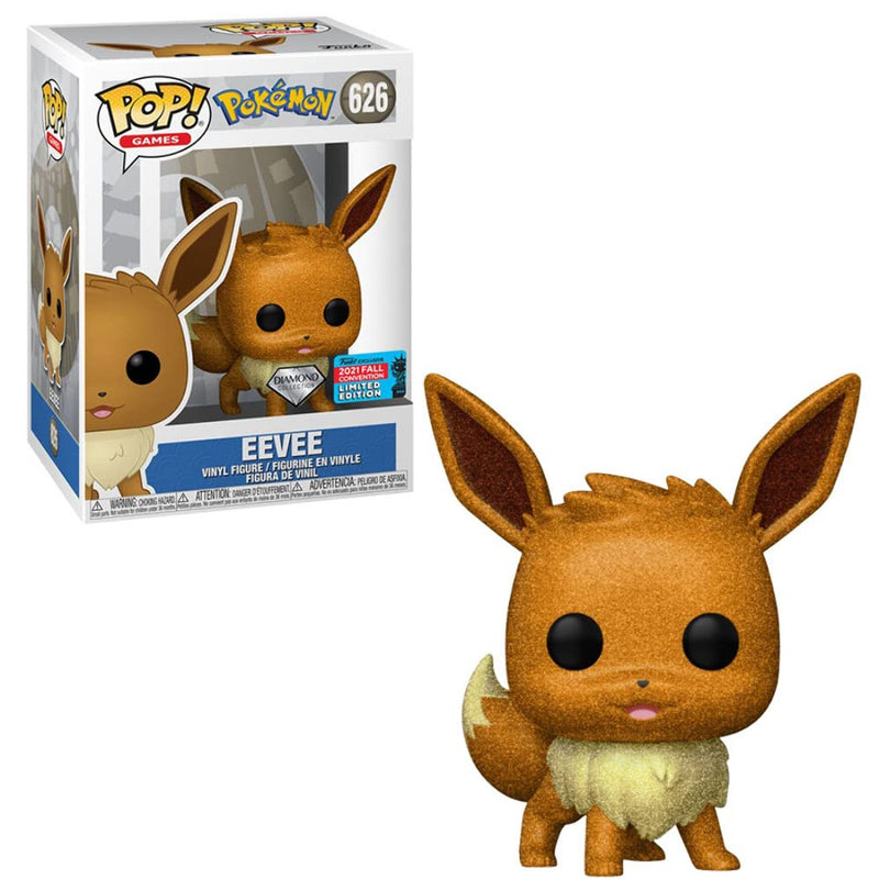 Funko POP! Games: POKEMON - Eevee Diamond Collection 2021 Fall Convention Exclusive  - 626