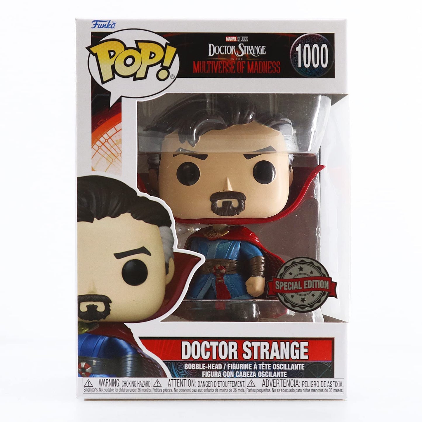 Funko Pop! Marvel: Multiverse Of Madness - Doctor Strange - Exclusive - 1000  *CAIXA COM DANO*