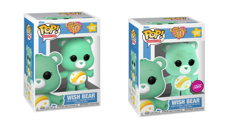 Funko POP! Animation : Care Bears - 40th Anniversary - Wish Bear - Chase Bundle - 1207