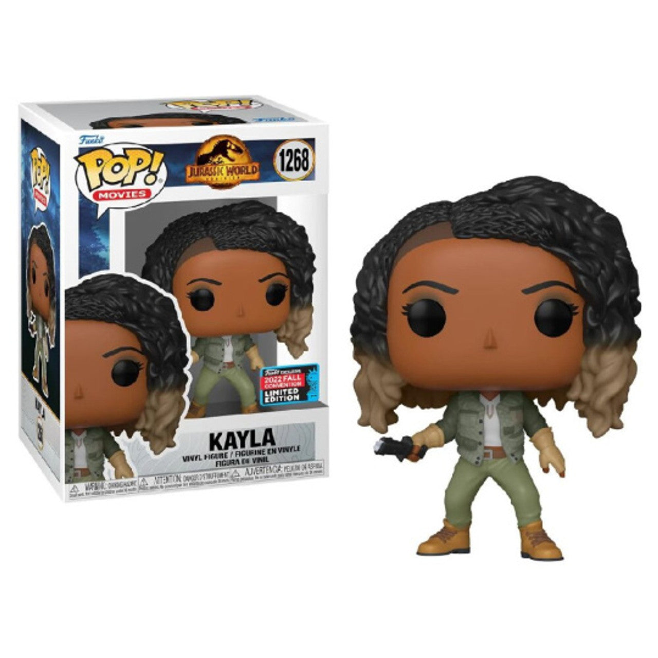 Funko Pop! Movies Jurassic World Dominion Kayla 2022 NYCC Exclusive Figure # 1268