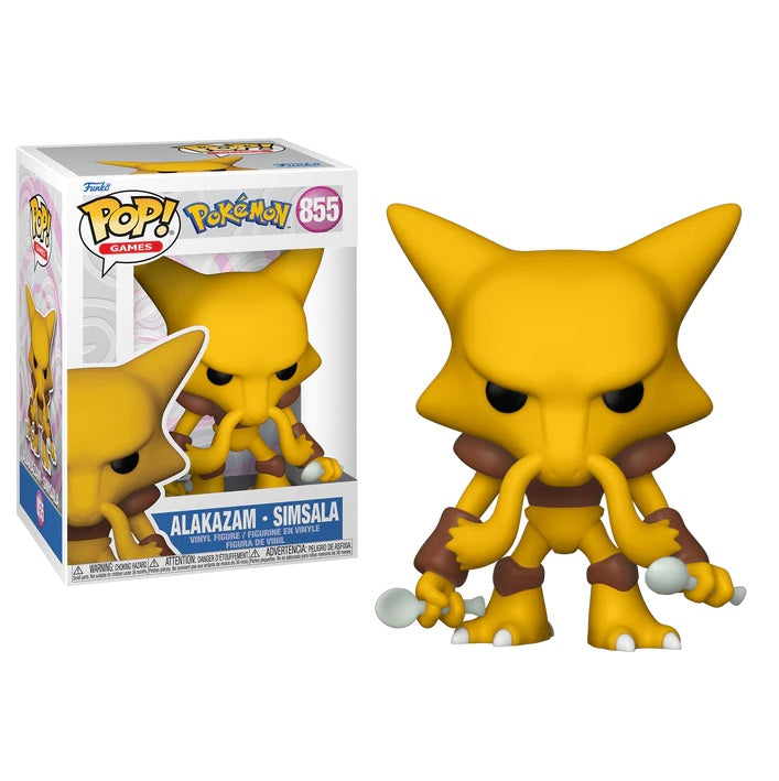 Funko POP! Pokemon - Alakazam - 855 *CAIXA COM DANO*