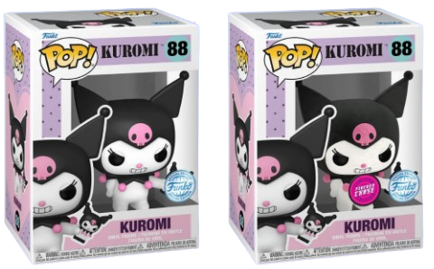 *PRÉ RESERVA* Funko POP! Kuromi - Kuromi (with Phone) (Funko Special Edition) (Flocked Chase) #88 (1+1 Pack)