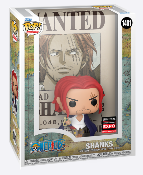 Funko POP! One Piece: Shanks Wanted Poster C2E2