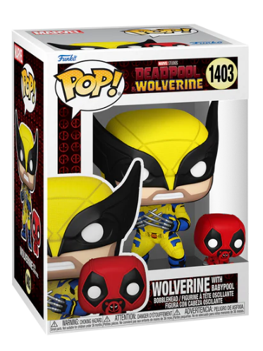 *PRÉ RESERVA* Funko POP! Marvel Deadpool & Wolverine Wolverine With Babypool #1403