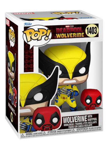 *PRÉ RESERVA* Funko POP! Marvel Deadpool & Wolverine Wolverine With Babypool