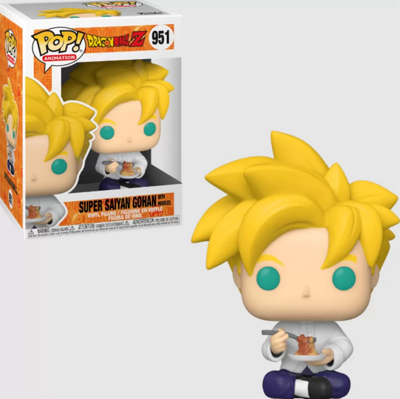 *PRÉ RESERVA* Funko POP! Animation: Dragon Ball Z - Super Saiyan Gohan with Noodles - 951