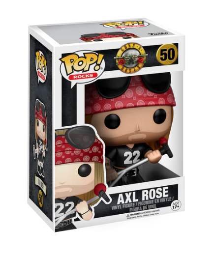 *PRÉ RESERVA* Funko POP! Rocks Guns N' Roses - Axl Rose - 50