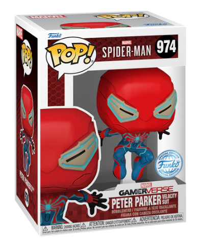 *PRÉ RESERVA* Funko POP! Marvel: Spider-Man 2 - Peter Parker Velocity Suit - Exclusive - 974