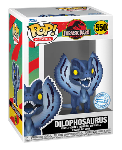 *PRÉ RESERVA* Funko Pop Movies - Dilophosaurus Jurassic Park - 550