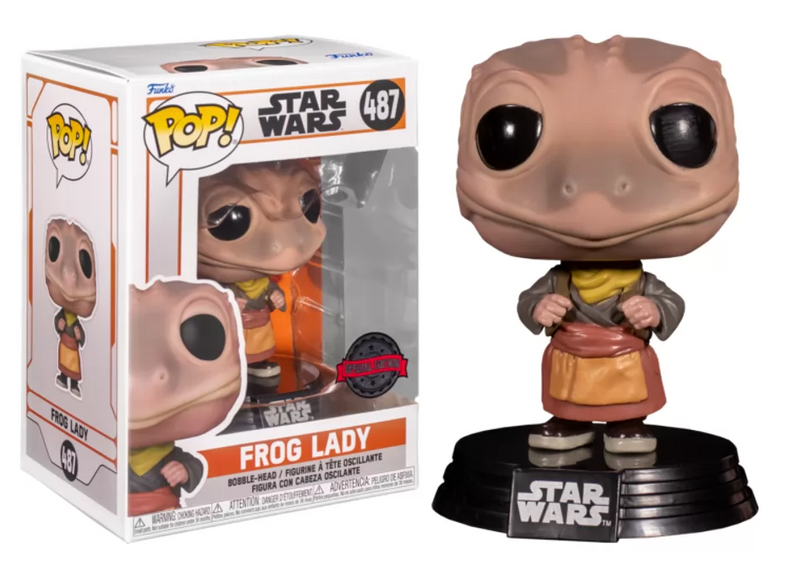 *PRÉ RESERVA* Funko POP! Star Wars - Frog Lady Special Edition - 487