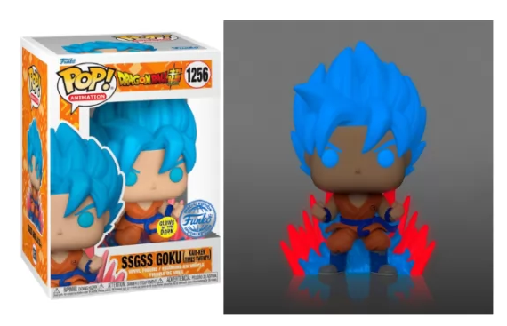 Funko POP! Dragon Ball Super - SSGSS Goku (Kaio-Ken Times Twenty) - 1256