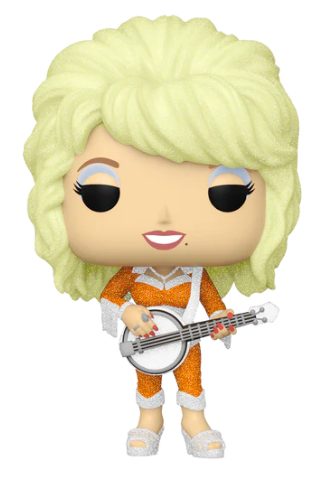 *PRÉ RESERVA* Funko POP! Rocks: Dolly Parton - Dolly Parton - Diamond Glitter - Exclusive - 268