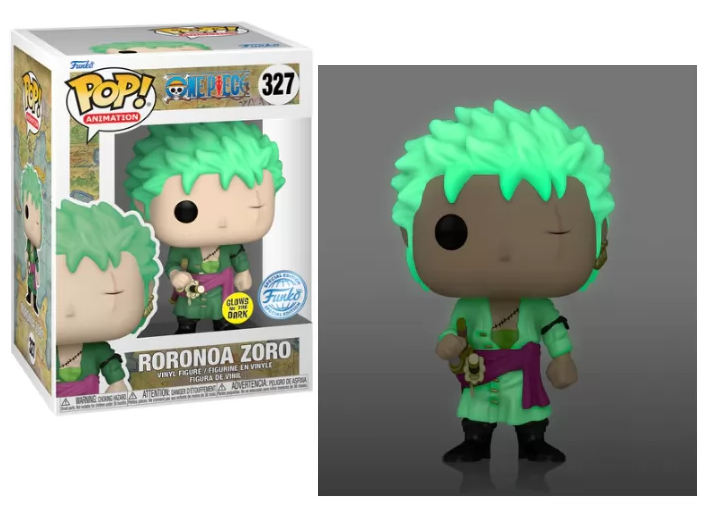 *PRÉ RESERVA* Funko POP One Piece - Roronoa Zoro - Exclusive GITD - 327