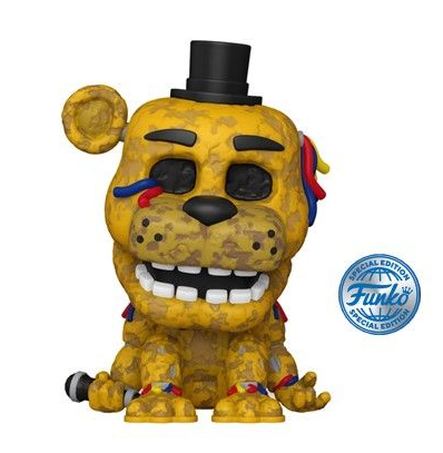 *PRÉ RESERVA* Funko Pop! Five Night At Freddy's - Withered Golden Freddy - 1033 * Special Edition Sticker *